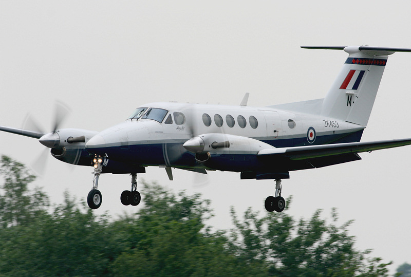 RAF King Air B200 at RAF Cosford 2008.