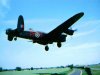 BBMF Lancaster landing at Coningsby.