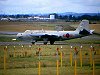  Canberra T17a from 360 Sqn from RAF Wyton,on a visit to Newcastle airport  early 90s.