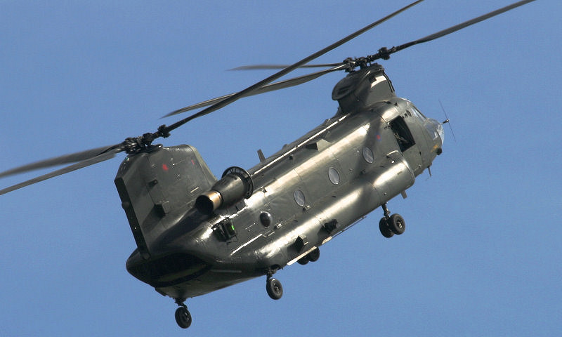 RAF Chinook HC2 at RIAT 2005