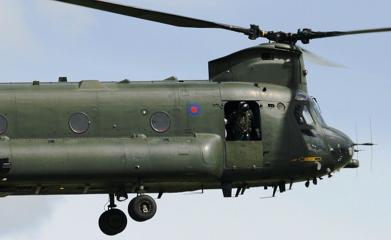 RAF Chinook HC2 at Waddington 2005