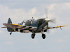 Spitfire Tr.IX MJ627 - photo by webmaster - Waddington Airshow 2009.