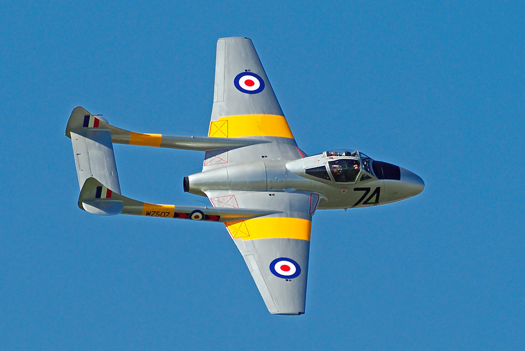 Photo Competition - de Havilland Vampire T11 at the Sywell Airshow in 2010. Nikon D80 camera and Sigma 135-400mm lens - Keith Griffiths