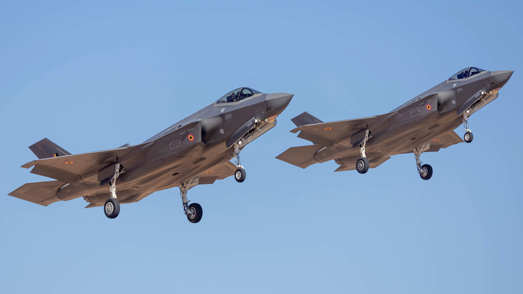 Photo Competition - First pictures of the Belgium F-35's training at Luke Airforce base in Phoenix, Arizona. Taken with my Canon R6 MK2 and Canon 100-500mm - Barry Hargreaves