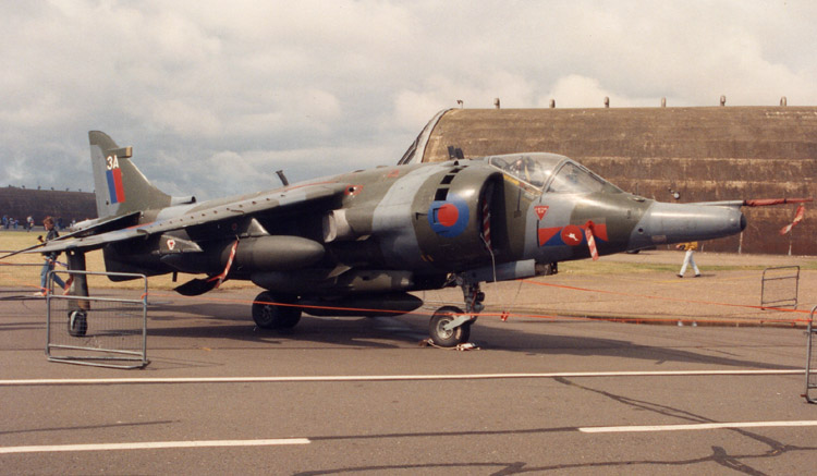 Harrier GR3 -  Alcombury 22.8.93 webmaster