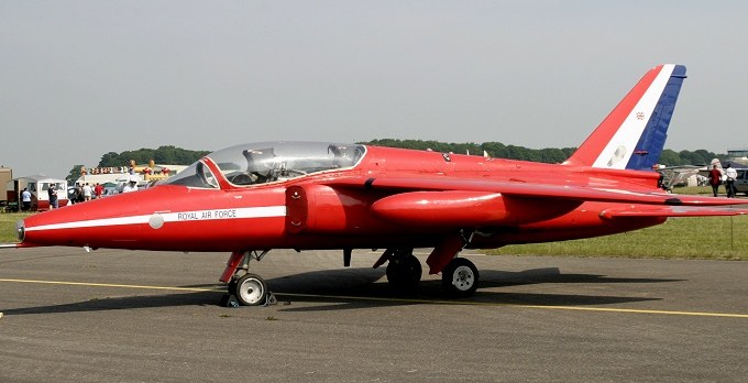 Gnat T.1 (XP502) at Kemble in 2003 - photo by webmaster