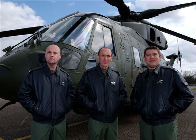 RAF Merlin HC3 Team