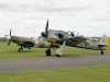 Seafire PR.XIX PS890 with FW-190 - photo by webmaster - Flying Legends 2009.