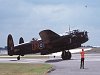 BBMF Lancaster taxiing to its parking place - pic by Dean Alexander