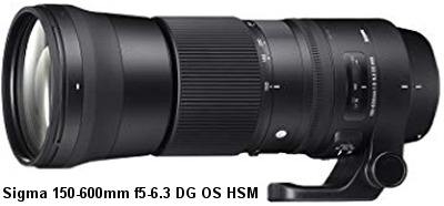 Sigma 150-600mm lens.